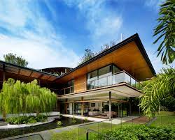 This modern house plan collection has designs with spacious interiors and large windows, perfect for letting in sunlight and clear sightlines for great views. Gallery Of The Ficus House Guz Architects 6