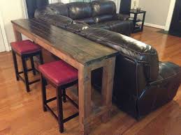 How to build a sofa table / bar table. Balance Blackberry Vanilla Dog Shampoo Bar Table Behind Couch Table Behind Couch Pub Table And Chairs