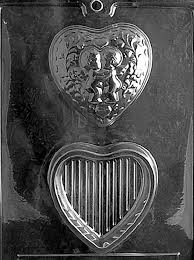 Chocolate Pour Box Mold Kissing Cupid Surprise Your Valentine With A Gift Presented In Th Valentines Day Chocolates Candy Making Supplies Valentine Chocolate