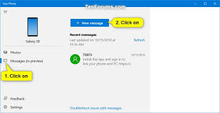 This means you need extra flexibility if you want to. Send Text Messages From Android Phone In Your Phone App On Windows 10 Tutorials