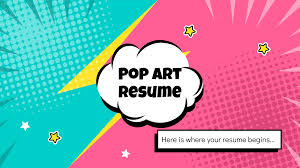 As you search for a ppt. Pop Art Resume Google Slides Theme And Powerpoint Template