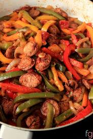 Recipe 30 Minute Sausage And Pepper Skillet Sausage And Peppers Sausage Recipes Stuffed Peppers