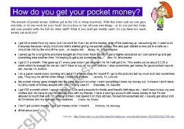 Be sure to explore all of your options below. Pocket Money How Do You Get Your Pocket Money Esl Worksheet By Zeline