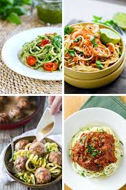 While the zoodles are cooking, you can make the meatballs. 10 Spiralized Zucchini And Veggie Noodle Recipes Cook Eat Well