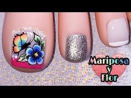 Decoracion de unas para pies nuevos disenos from unasdecoradas.pro. Disenos De Unas Con Flores Y Mariposas Para Pies