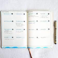 32 Easy Minimalist Bullet Journal Weekly Spreads To Try Right Now Bullet Journal Minimalist Planner Bullet Journal Bullet Journal Layout