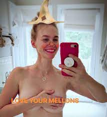 January Jones Posts Topless Photo to Encourage Getting Mammograms