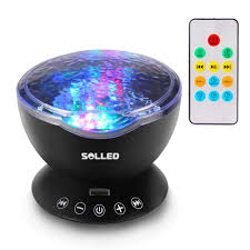 Cool Rotating Kids Baby S Ocean Wave Night Light Projector Life Changing Products