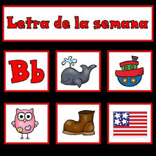 Letra De La Semana Spanish Letter Of The Week Pocket Chart Teachmorespanish