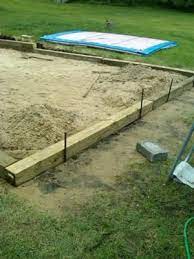 Leveling Yard For Intex Pool Installing Above Ground Pool Pool Sand Pool Landscaping