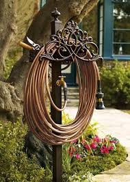 Classic Filigree Hose Station Frontgate Garden Hose Holder Garden Hoses Garden Hose