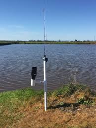 I Like To Go Fishing So I Spent 20 At Home Depot And Made A Handy Pvc Fishing Pole Holder With A Beer Hol Fishing Pole Holder Salt Water Fishing Beer Holders