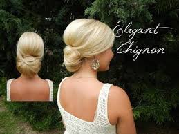 Smooth Elegant Volumized Chignon Without Heat Long Medium Hair Medium Hair Styles Hair Styles Bridesmaid Hair