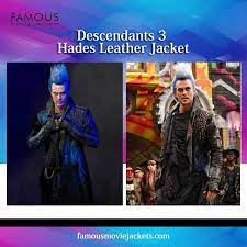 Descendants 3 Hades Leather Jacket Hades Descendants Cheyenne Jackson