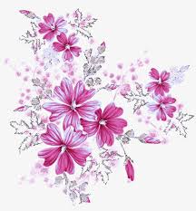 Pink Transparent Crystal Flower Crystal Flower Flower Png Images Flower Clipart