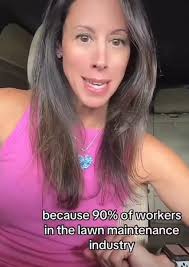 Liberal woman complains that lawn maintenance costs are about to skyrocket  due to mass deportations….🤔 What's your advice for this woman who thinks  no Americans are willing to do hard labor?