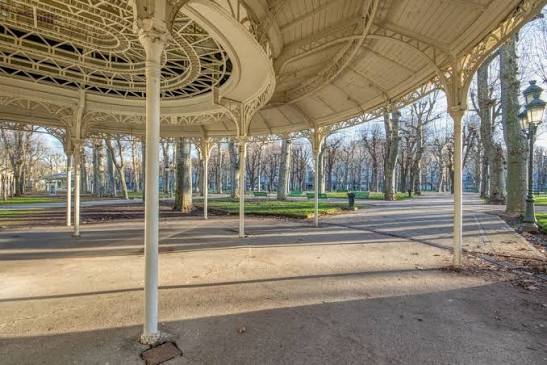 Le Parc des Sources à Vichy, tracé du marathon de l'IRONMAN