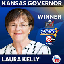 JUST IN: CNN, NBC News and ABC News are projecting for the first time since  2009, Kansas voters have elected a Democrat as their governor. Laura Kelly  has defeated Republican Kris Kobach