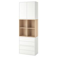 Havsta Storage Combination White 55 7 8x18 1 2x83 1 2 Ikea Eket Ikea Eket Ikea Shelving Unit