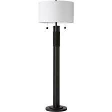 Delano Black Leather Floor Lamp Cb2 In 2020 Floor Lamp Floor Lamp Lighting Lamp