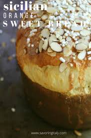 Ingredients:2 1/4tsp rapid rise yeast1 1/4 cup milk1/3 cup butter2 eggs1/2 cups sugar4 cup all purpose flour1 egg beaten6 dyed easter eggs rawsprinkles#. Sicilian Orange Sweet Bread Pane Di Pasqua Savoring Italy