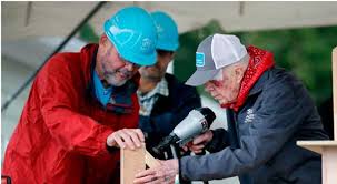 Over the weekend, former president carter received fourteen stitches after taking a fall in his home. Habitat For Humanity Building With Dignity Countercurrents