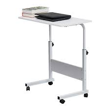 I purchased the roomyroc mobile laptop desk/cart/stand with adjustable tabletop and footrest computer table to provide a flexible solution for working from home. Height Adjust Lifting Rolling Computer Laptop Desk Hospital Bed Side Table Cart Furniture Home Garden