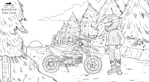 A a a coloring page; Dirt Bike Coloring Pages Free Printables Of Kids Dirtbikes Motobiketips