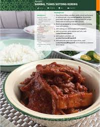 Sambal Tumis Sotong Kering Thermomix Recipes Malaysian Food Food