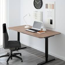 Bekant Alvaz Ulo Allo Aszt Laphoz Elektr Fekete 160x80 Cm Ikea Ikea Bekant Diy Standing Desk Ikea Office Furniture