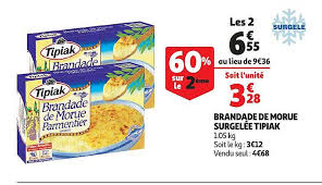 Offre Brandade De Morue Parmentieres Pecheries Basques 30 De Remise Immediate Chez Auchan