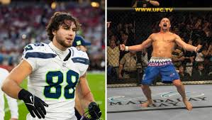 Seattle Seahawks Tight End AJ Barner learns from Chuck Liddell