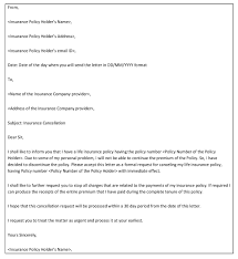 Download a free cancellation of insurance policy letter or preview more cancellation letters. Insurance Cancellation Letter Template Format Samples And Examples