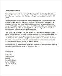 7 Teacher Reference Letters Free Samples Examples Format Download Free Premium Templates