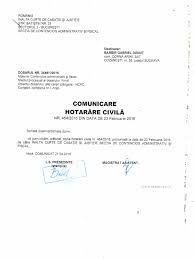 Îccj respinge recursul dsu la decizia curţii de apel bucureşti de anulare a carantinei în gornet. Documentatie Cnp Gabriel Barbir Continuare2