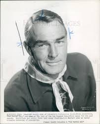 1955 Actor Randolph Scott Press Photo