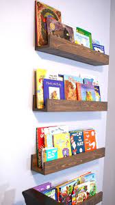 Floating Book Shelves These Floating Book Shelves Are Perfect For A Library Of Books In Your Home Perfect Fo Nursery Bookshelf Bookshelves Diy Floating Books
