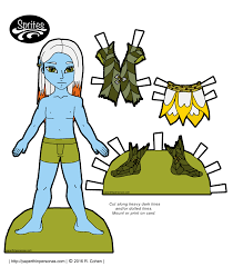 37+ paper doll coloring pages for printing and coloring. Sprites A Flower Fairy Boy Paper Doll Named Xavier