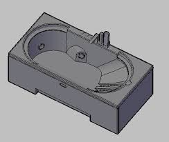 Bagno disabili normativa vasca da bagno in ghisa su piedi admiral devondevon wc blocchi sanitari cad dwg due soluzioni bagno in pianta e in 3d progettate dal nostro architetto per il lettore. Jacuzzi Whirlpool Bath 3d Dwg Plan For Autocad Designs Cad