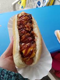 It can be a sign of health. I Ate Pig Puppy Hot Dog With Pulled Pork Bbq Sauce Cheese And Bacon Food