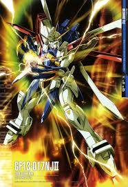The Gf13 017nj Shining Gundam Is A Mobile Fighter For The Nation Of Neo Japan Built For The 13th Gundam Fight Gundam Mobile Fighter G Gundam Gundam Wallpapers