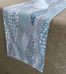 Graytable Runner Teal Aqua Blue Turquoise Table Runner Table Centerpiece Dining Room Decor Modern Vi Grey Table Turquoise Table Blue Table Runner