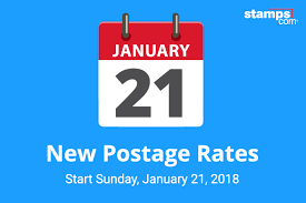 Usps 2018 Shipping Rate Changes Flat Rate Priority First