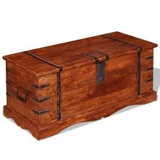 Needless to say, wood coffee tables are very common and very versatile. Antique Treasure Chest Wooden Storage Large Trunk Organizer Box Coffee Table Ebay