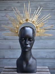 32,319 likes · 69 talking about this. Gold Sunburst Halo Crown Spike Headpiece Gothic Crown Saint Etsy Gothic Crown Headpiece Gold Sunburst