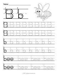 Be sure to snag both lowercase and capital bubble letters to trace! Letter B Tracing Practice Worksheets 99worksheets