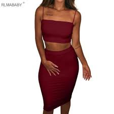 Black And White Crop Top And Skirt Set Two Piece Set Women Crop Top And Skirts Sleeveless Backless Spaghetti Strap 2 Piece Red White Black Yellow Two Piece Set Women Crop Top And Skirts Slee By Www Crop Tops