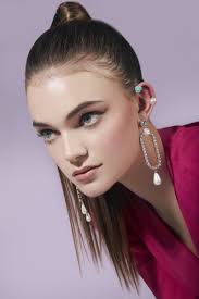 Joomi Lim Resin Rose & Pearl Ear Cuff