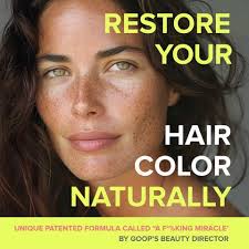 No dyes or harmful chemicals.🙌🏻Hairprint True Color Restorer infuses  melanin back into the hair. See what our plant-derived, biological color  can do for you! 🍃