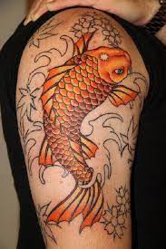110 Best Japanese Koi Fish Tattoo Designs And Drawings Koi Fish Tattoo Orange Koi Koi Tattoo